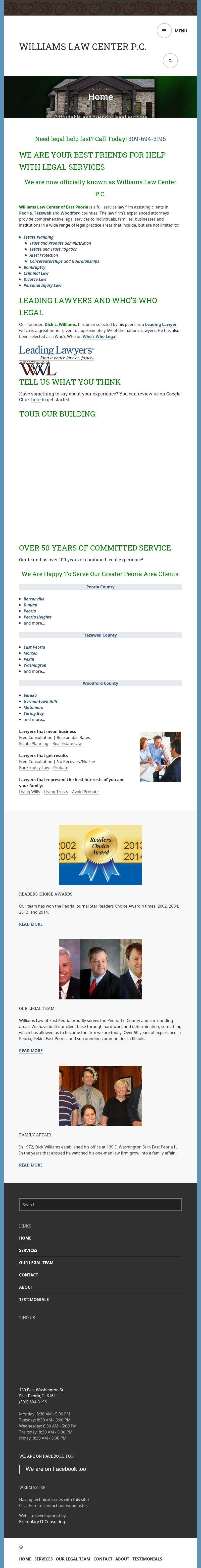 Williams, Williams & Bembenek PC - Pekin IL Lawyers