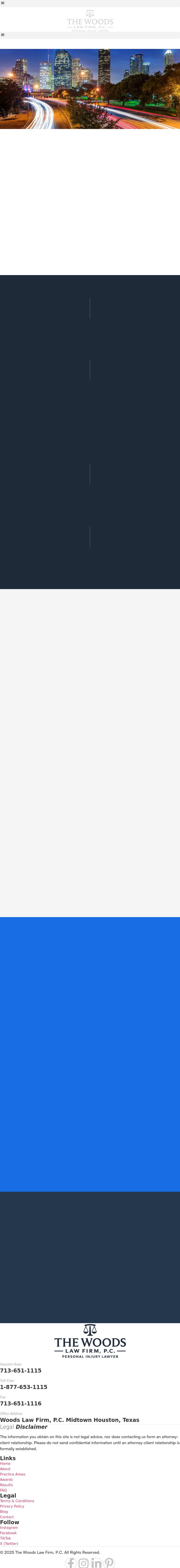 Woods Law Firm, P.C. - Houston TX Lawyers