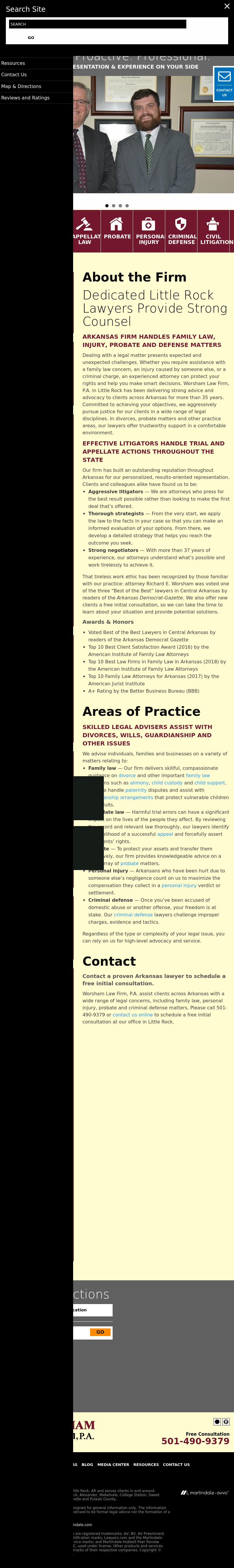 Worsham Law Firm, P.A. - Little Rock AR Lawyers