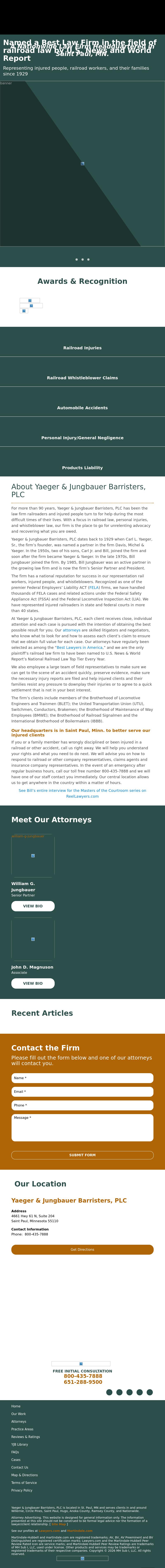 Yaeger & Jungbauer Barristers, PLC - St. Paul MN Lawyers