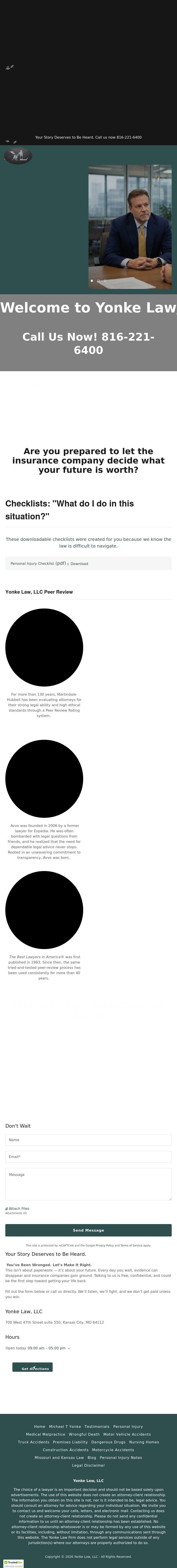 Yonke Law LLC - Kansas City MO Lawyers