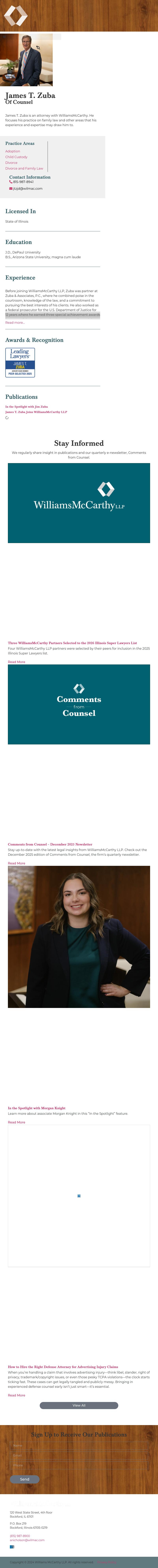 Zuba & Associates, P.C. - Rockford IL Lawyers