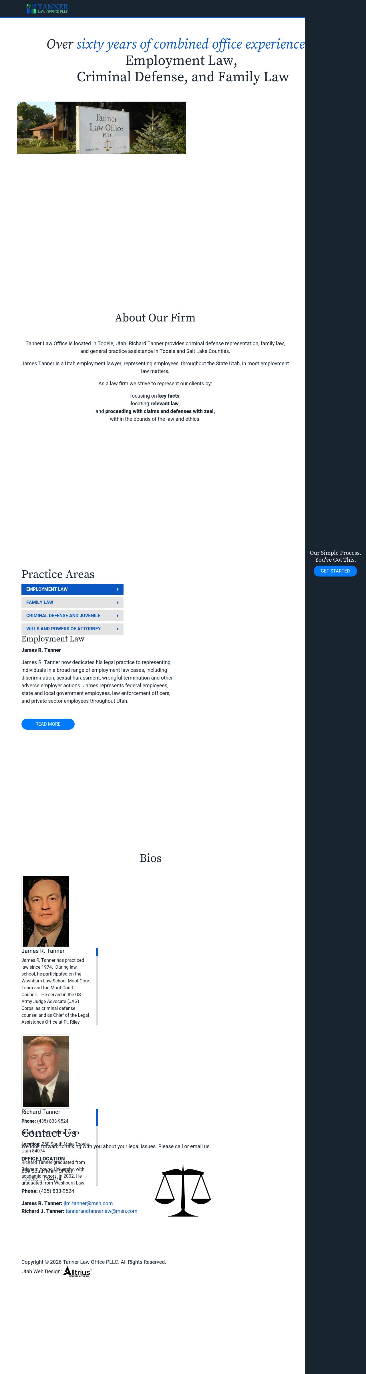 Tanner Law Office PLLC - Tooele UT Lawyers