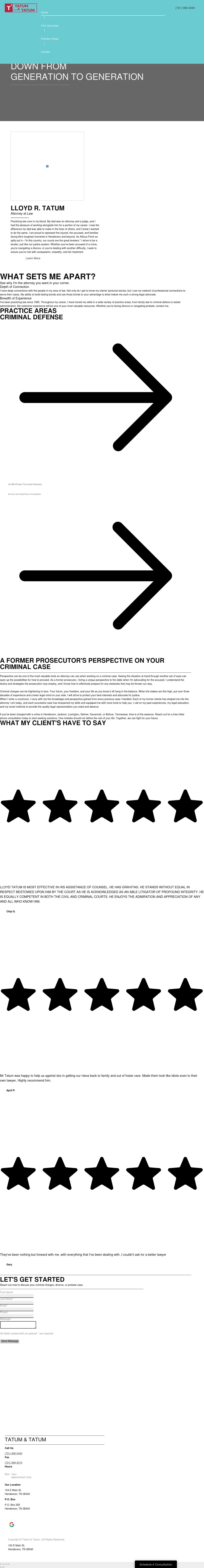 Tatum & Tatum - Henderson TN Lawyers