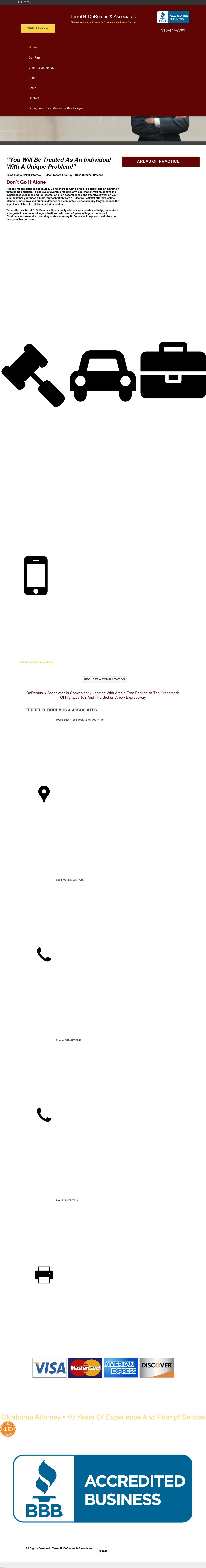 Terrel B. DoRemus & Associates - Tulsa OK Lawyers
