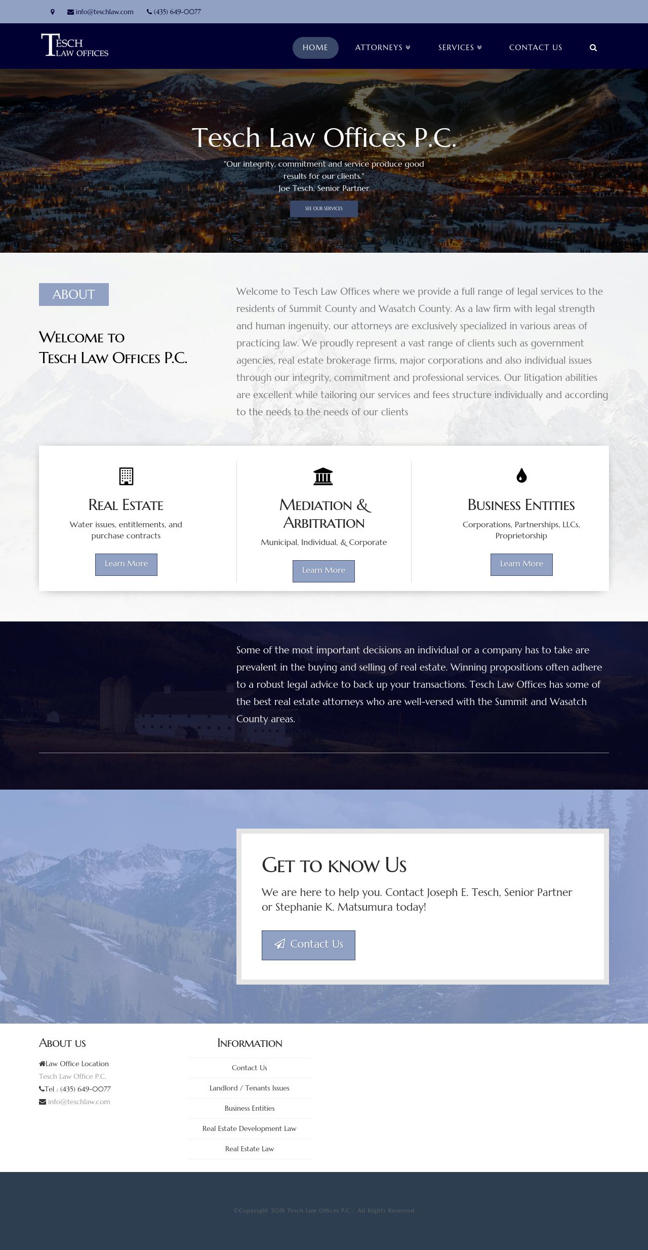 Tesch Law Offices - Park City UT Lawyers