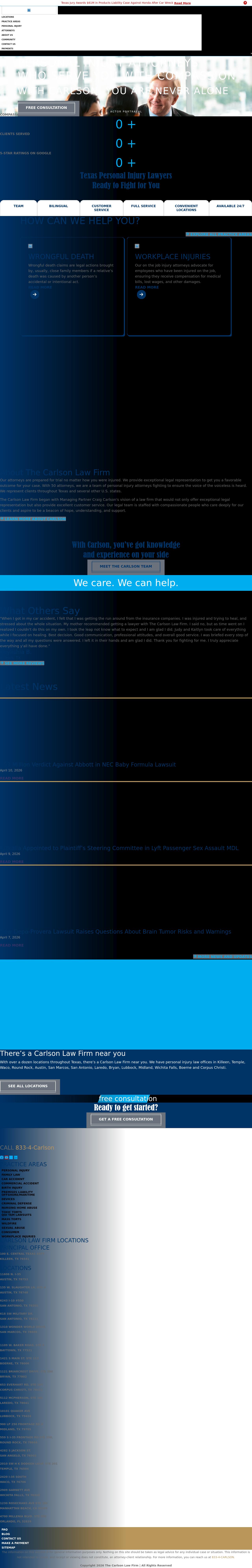 The Carlson Law Firm - Round Rock TX Lawyers