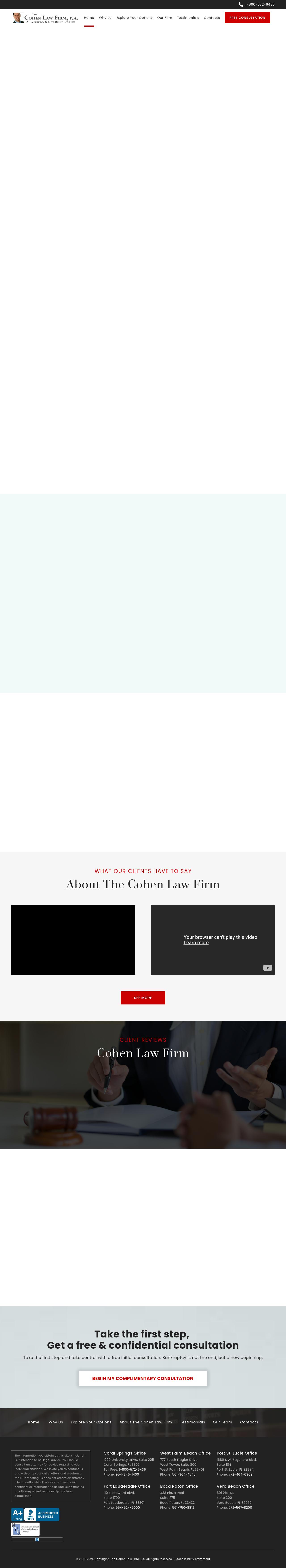 The Cohen Law Firm, P.A. - Coral Springs FL Lawyers