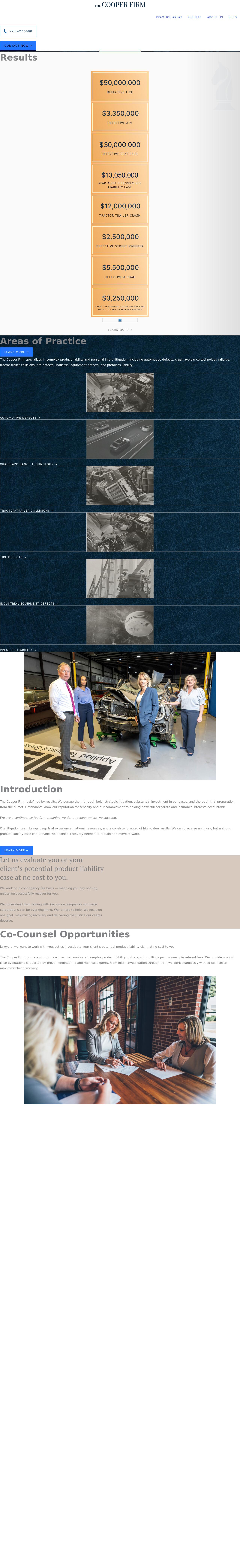 The Cooper Firm - Marietta GA Lawyers