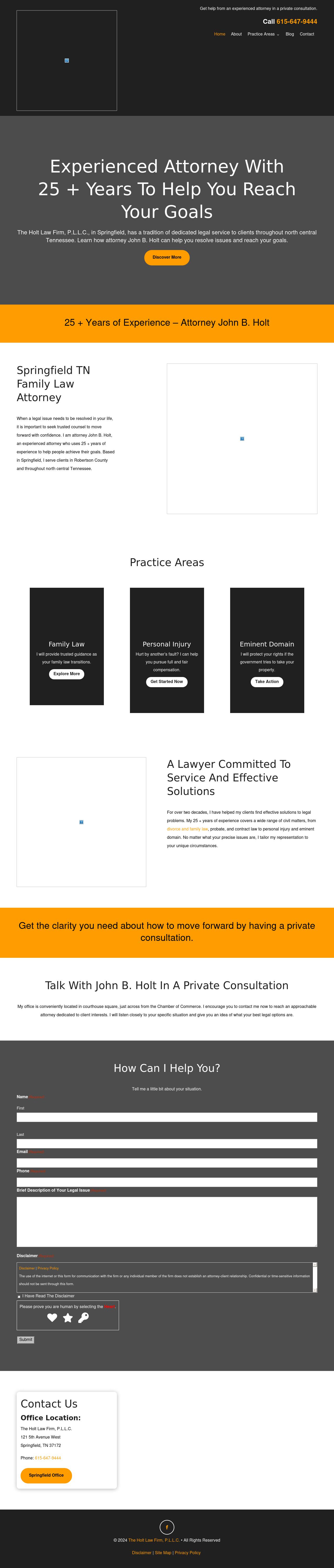 The Holt Law Firm, P.L.L.C. - Springfield TN Lawyers