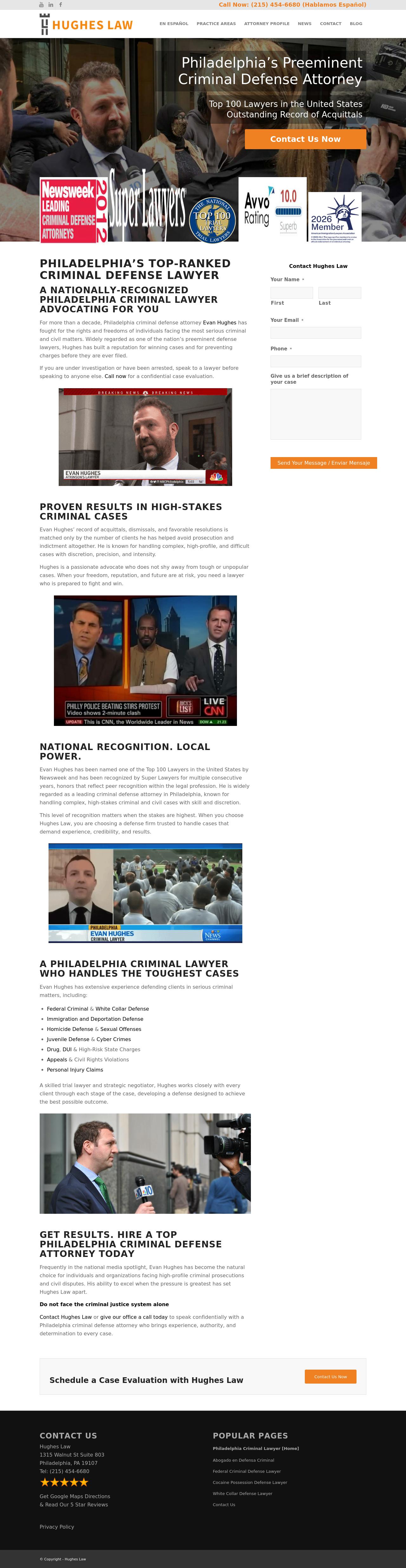 The Hughes Firm - Philadelphia PA Lawyers