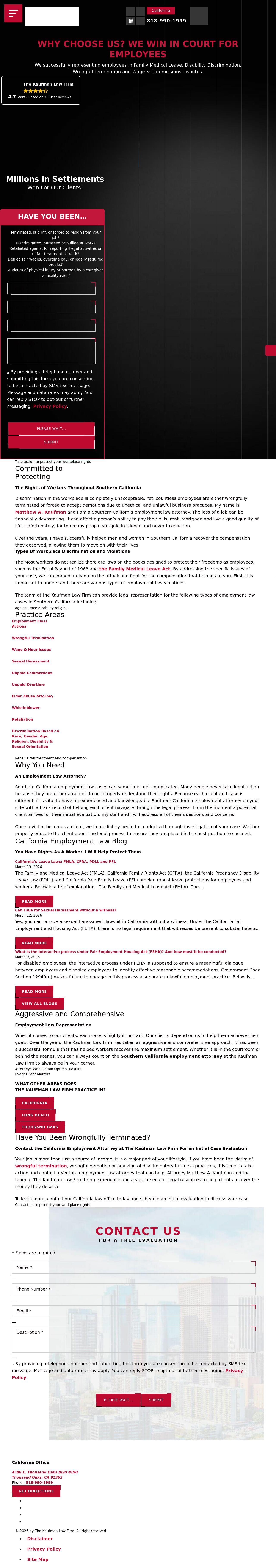 The Kaufman Law Firm - Westlake Village CA Lawyers