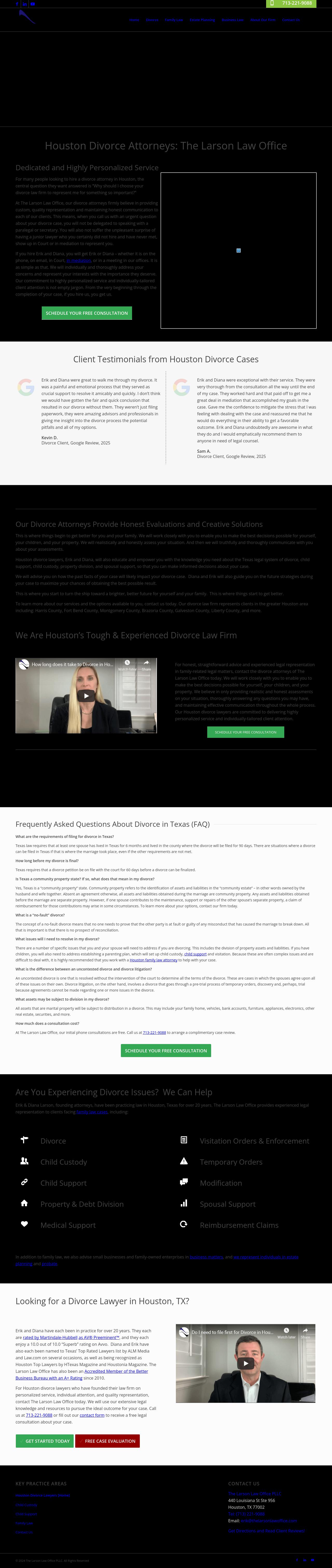 The Larson Law Office PLLC - Houston TX Lawyers