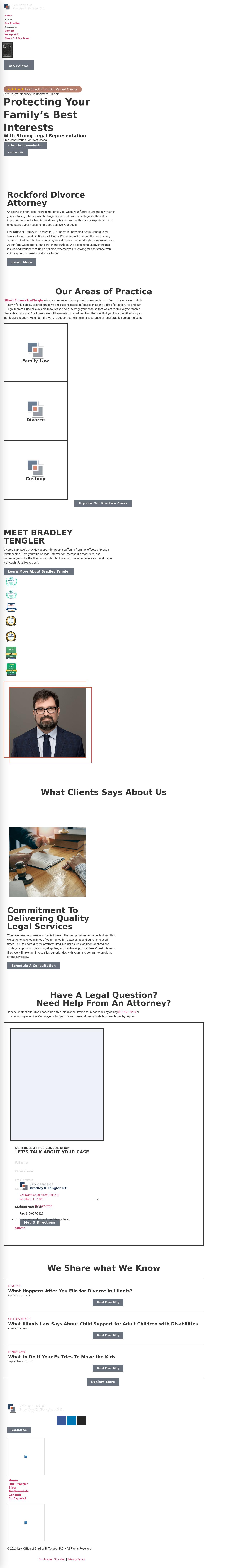 The Law Office of Bradley R. Tengler, Inc. - Rockford IL Lawyers