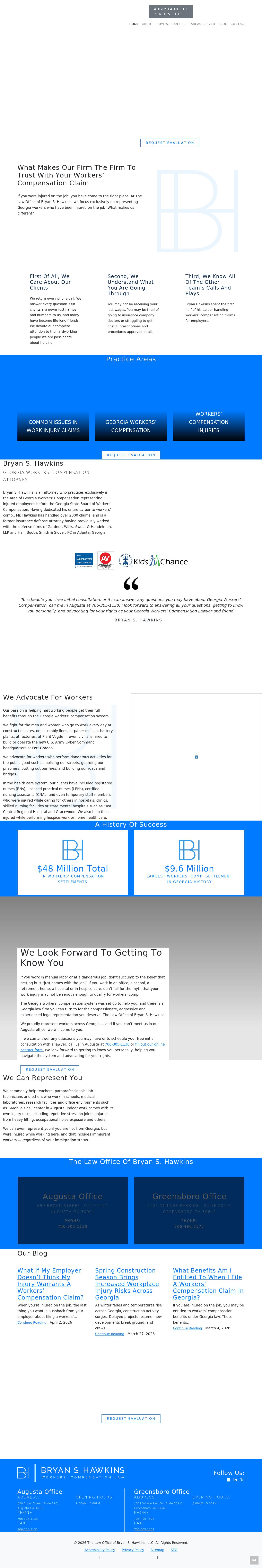 The Law Office of Bryan S. Hawkins - Augusta GA Lawyers