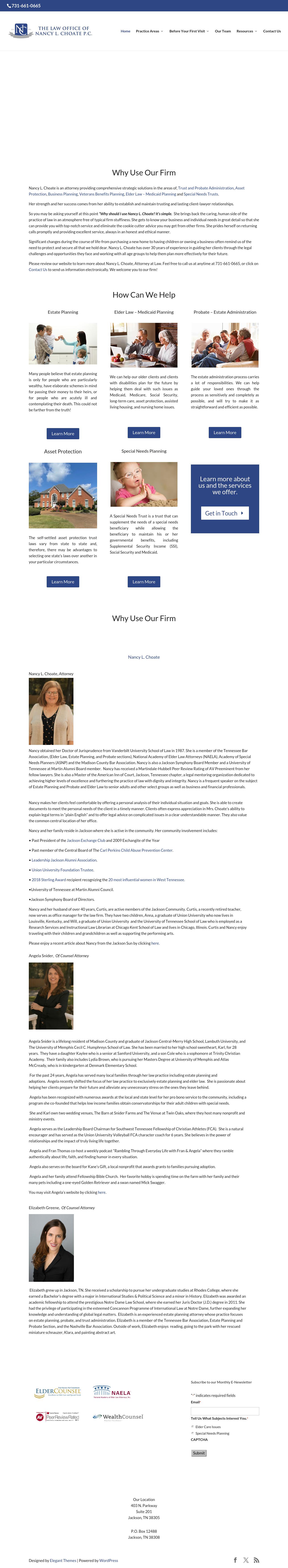 The Law Office of Nancy L. Choate P.C. - Jackson TN Lawyers