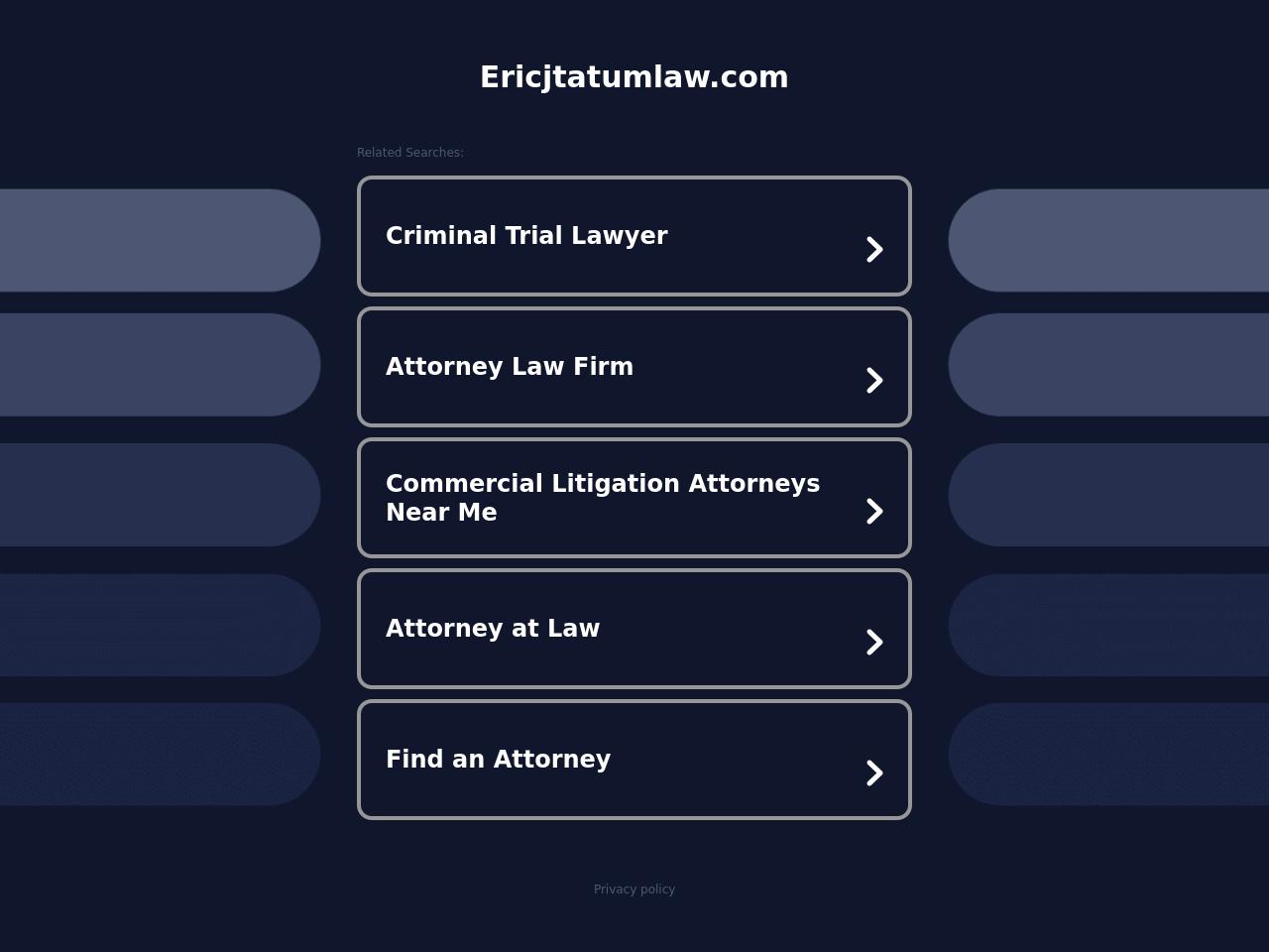 The Law Offices of Eric J. Tatum, LLC - Lawrenceville GA Lawyers