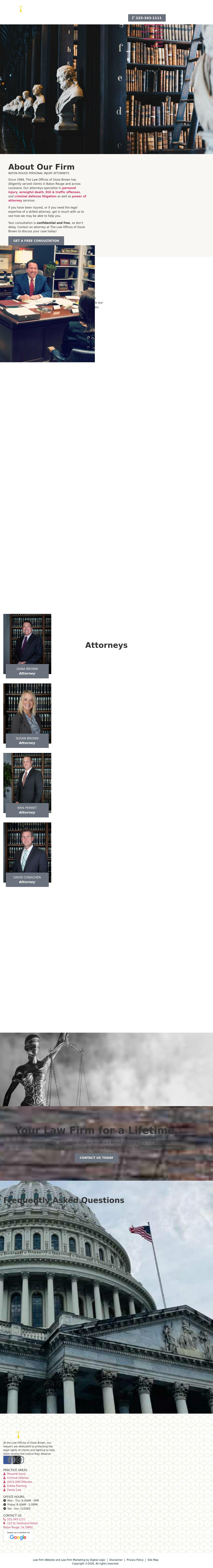 The Law Offices of Ossie Brown - Baton Rouge LA Lawyers