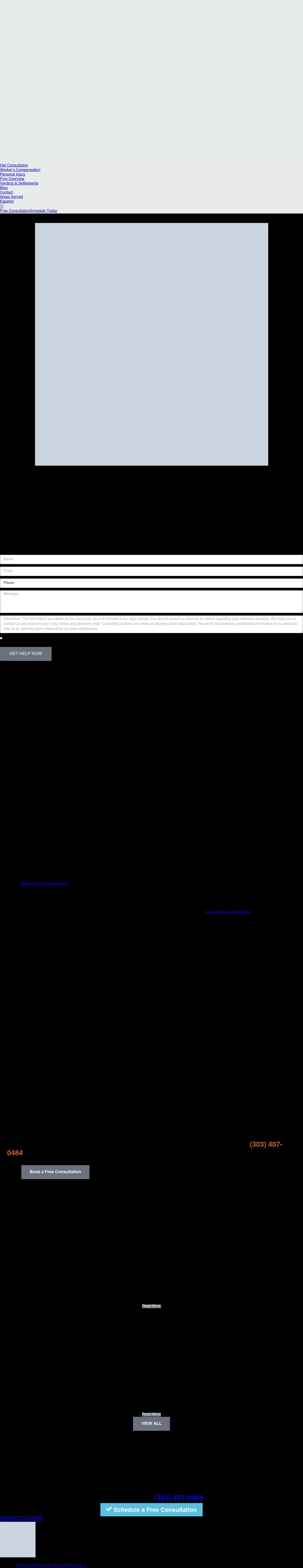 The Law Offices of W. Dan Mahoney, P.C. - Denver CO Lawyers