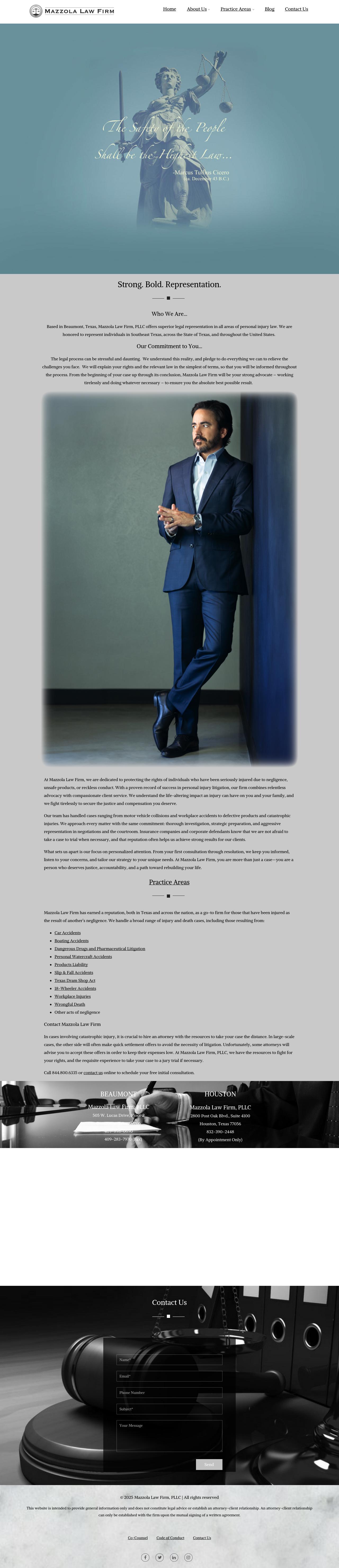 The Mazzola Law Firm, PLLC - Beaumont TX Lawyers