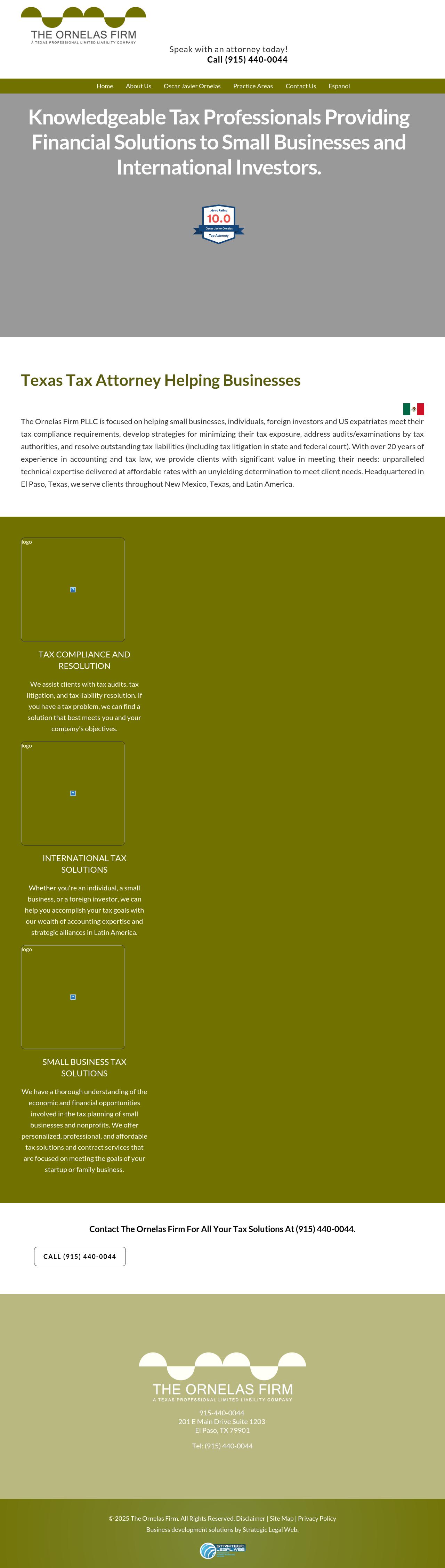 The Ornelas Firm PLLC - El Paso TX Lawyers