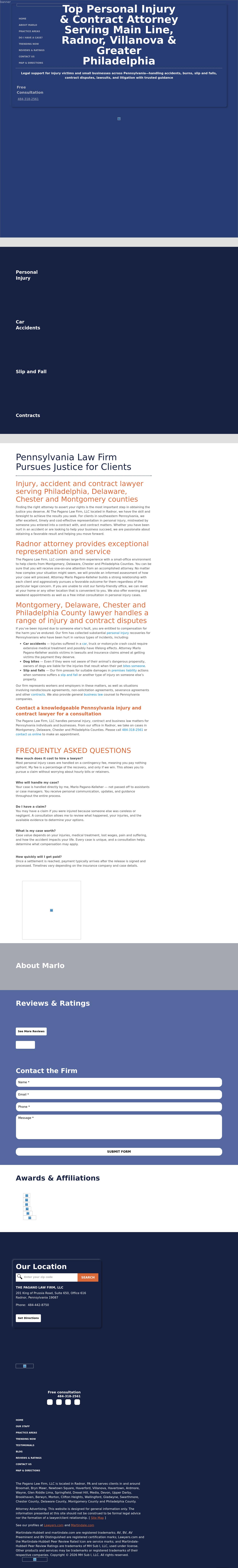 The Pagano Law Firm, LLC - Media PA Lawyers