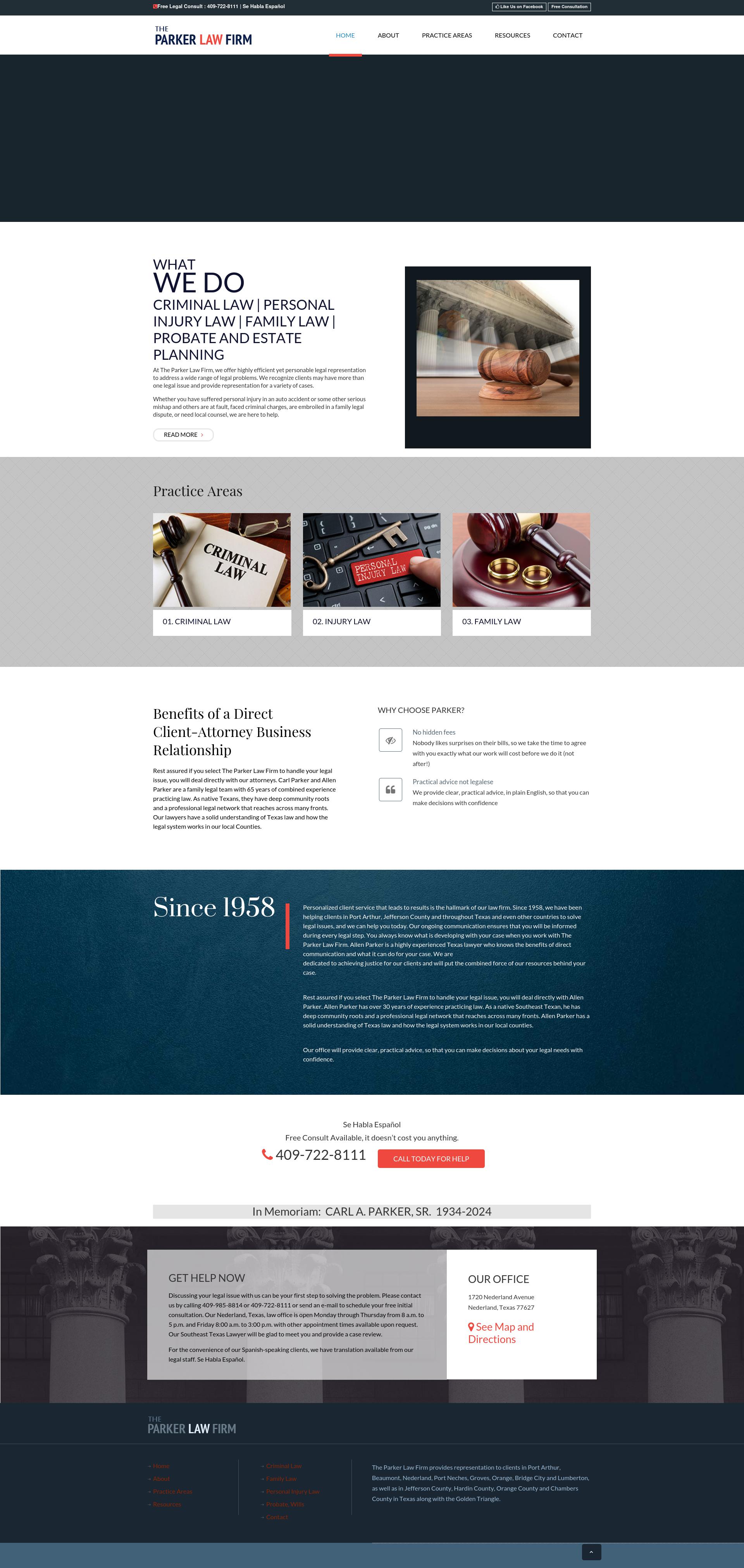 The Parker Law Firm - Port Arthur TX Lawyers