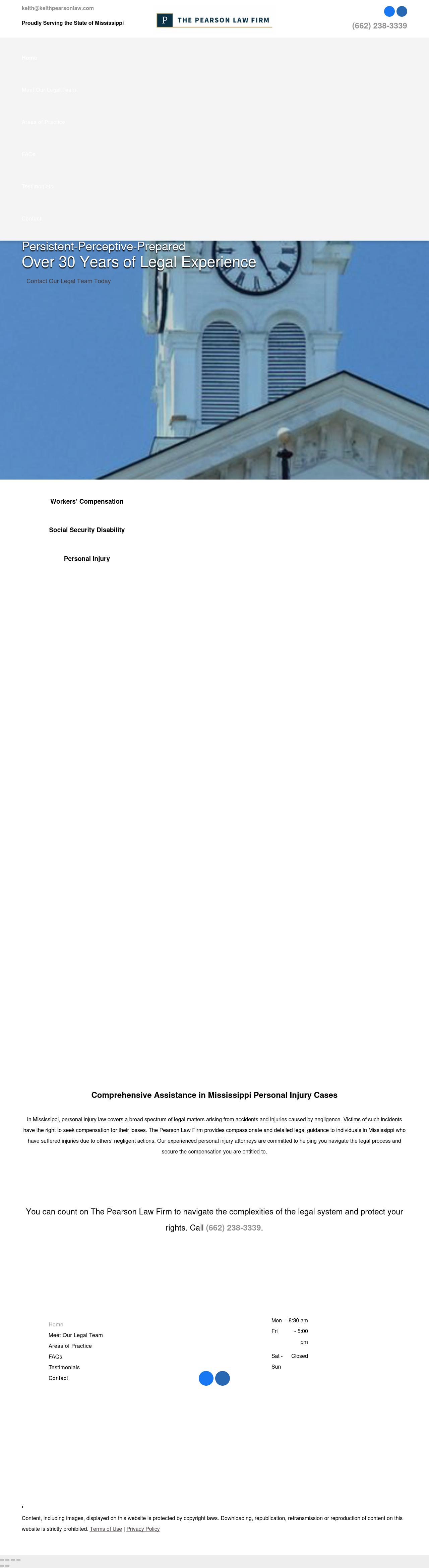 The Pearson Law Firm - Oxford MS Lawyers