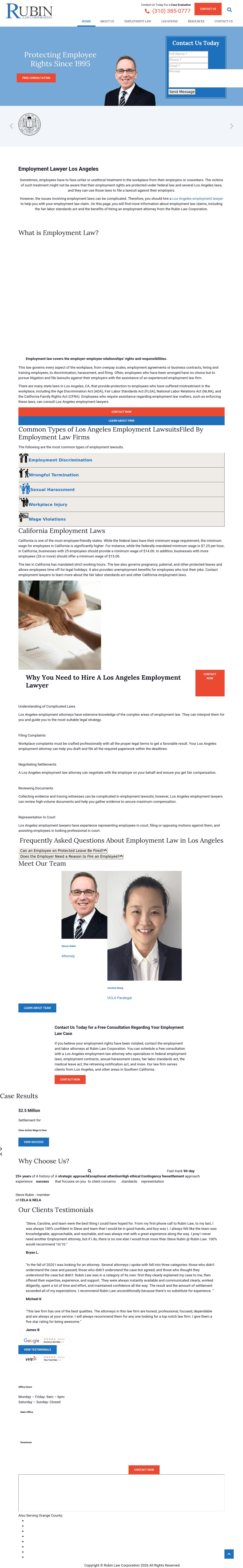 The Rubin Law Corporation - Los Angeles CA Lawyers