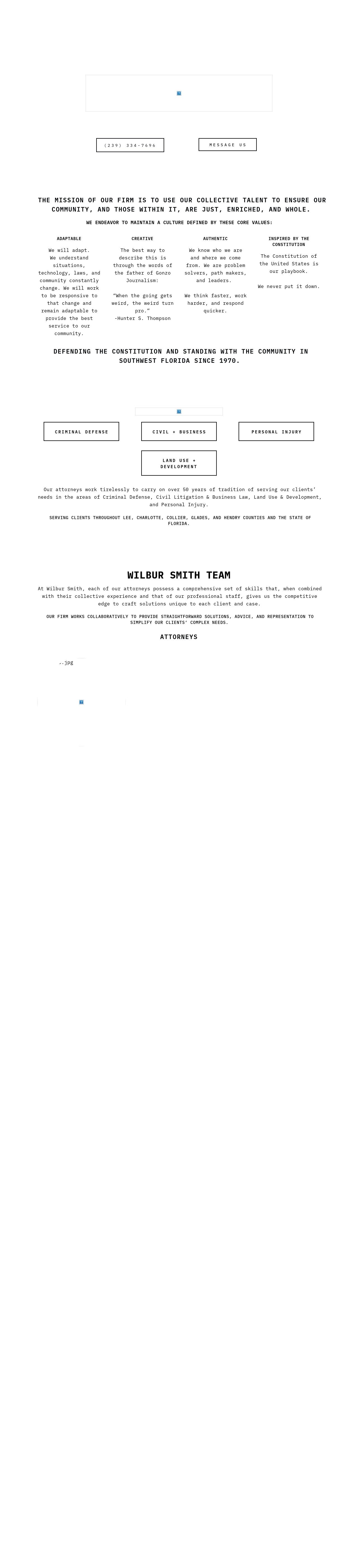 The Wilbur Smith Law Firm - Fort Myers FL Lawyers