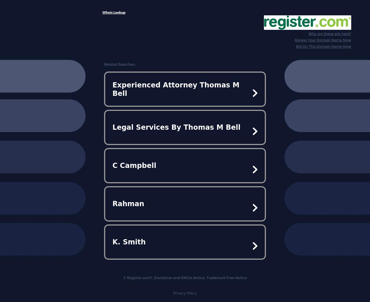 Thomas M. Bell, P.A. - Jacksonville FL Lawyers