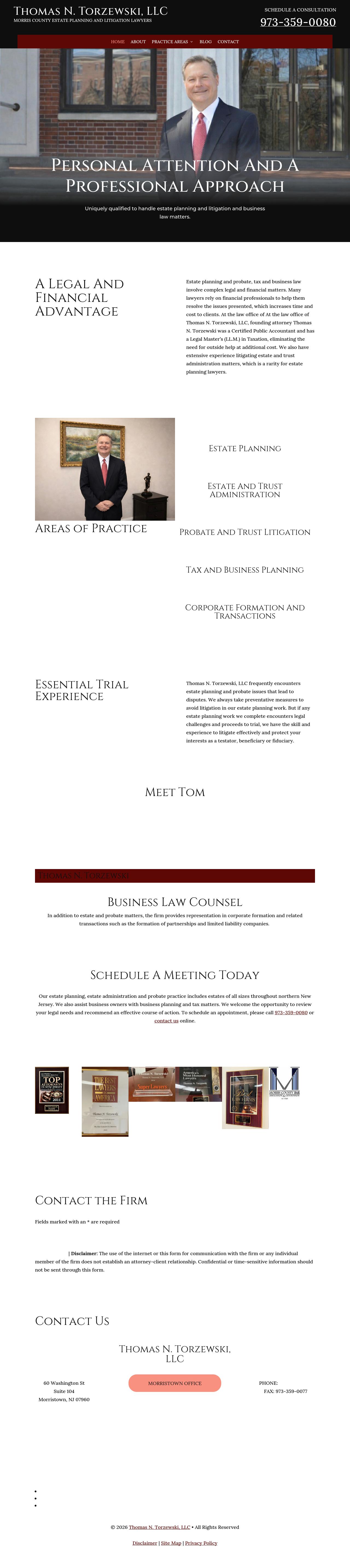 Thomas N. Torzewski, LLC - Morristown NJ Lawyers