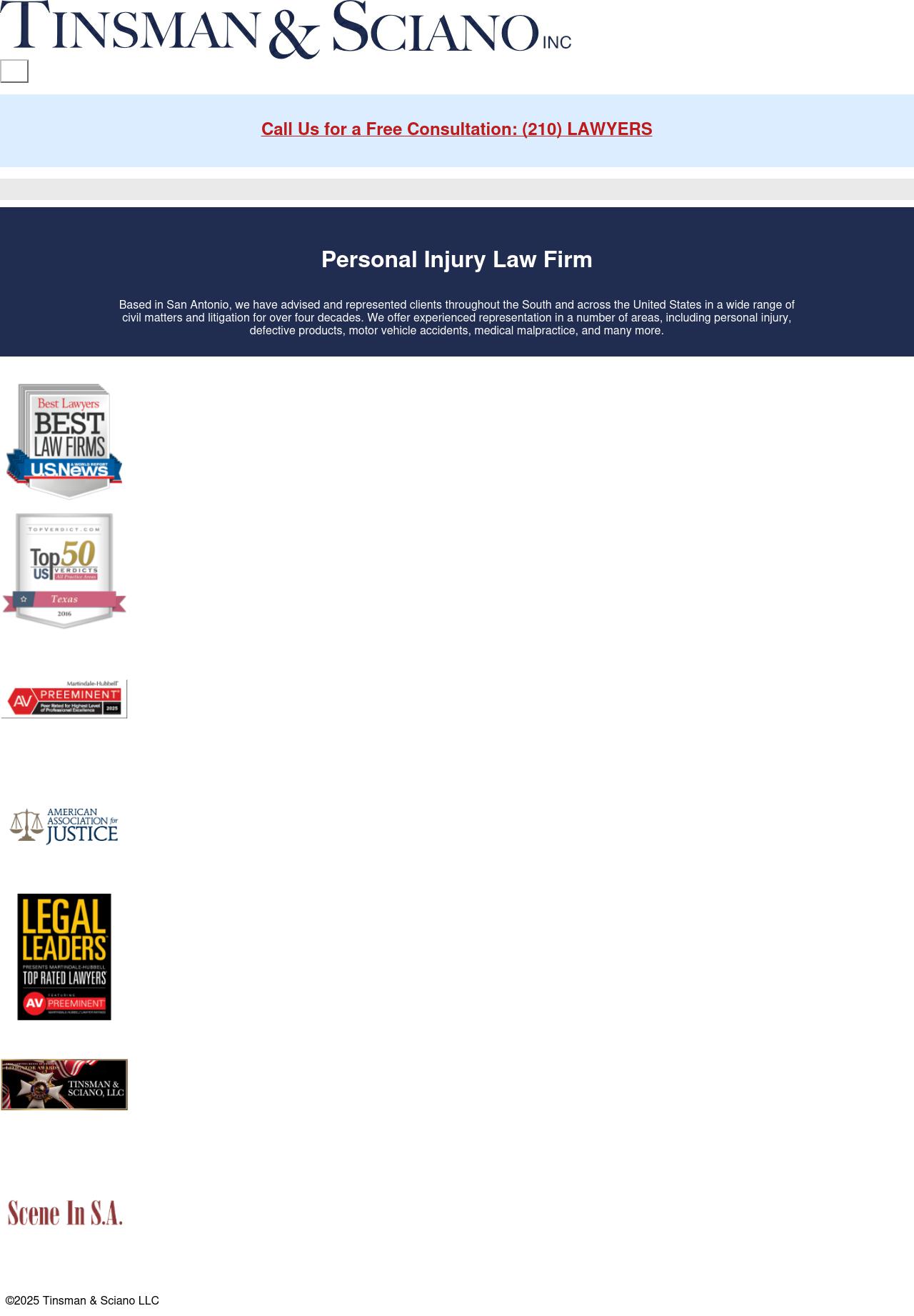 Tinsman & Sciano, Inc. - San Antonio TX Lawyers