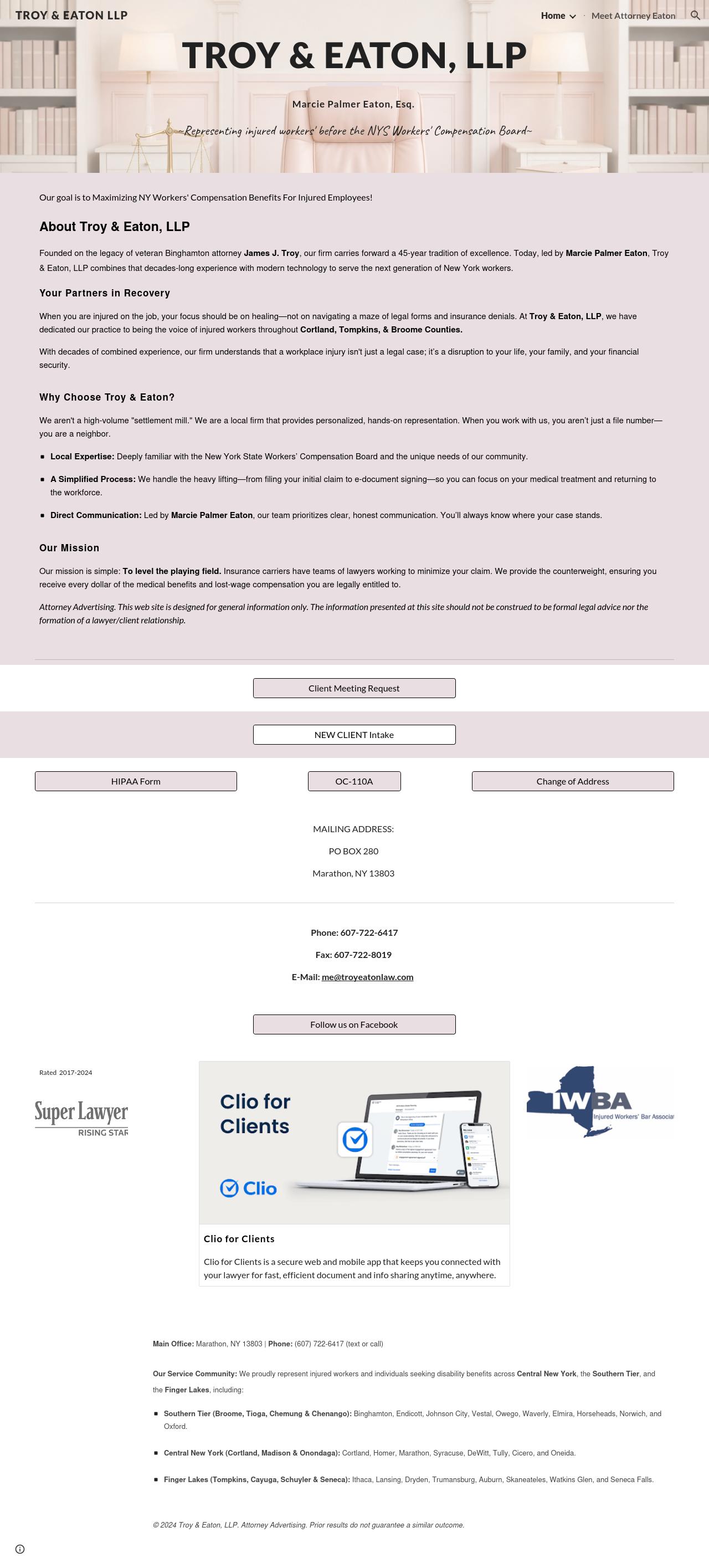 Troy & Eaton, LLP - Binghamton NY Lawyers