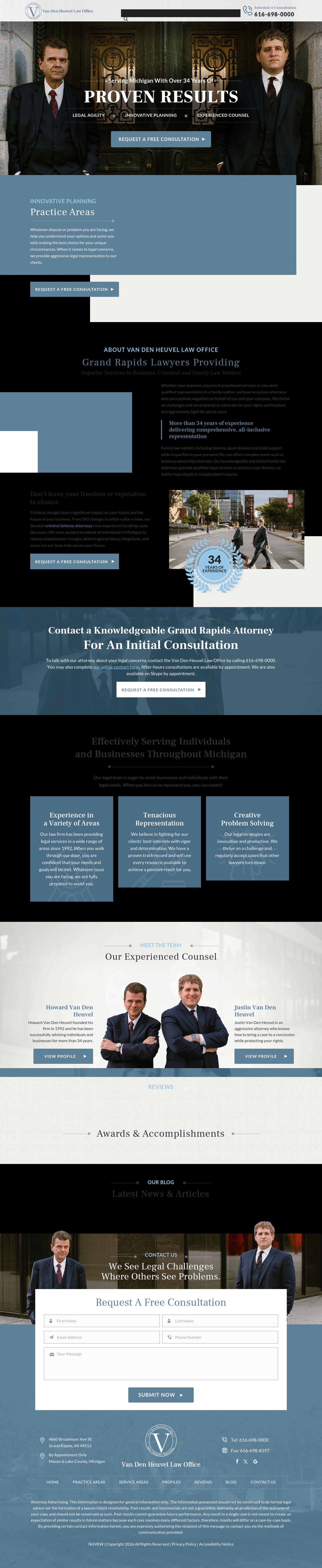 Van Den Heuvel Law Office - Grand Rapids MI Lawyers