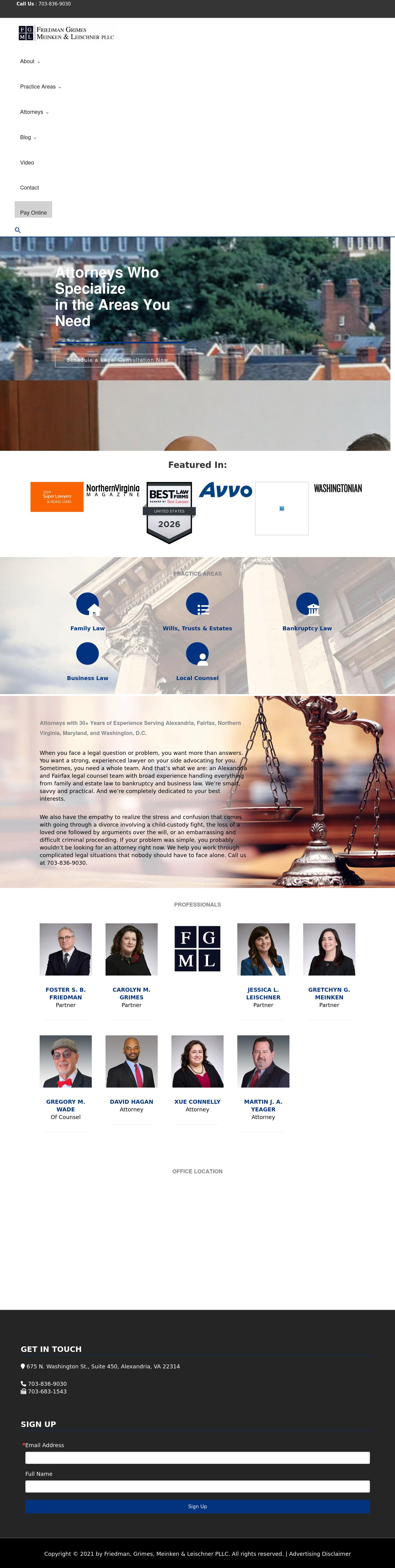 Wade, Friedman & Sutter, P.C. - Alexandria VA Lawyers
