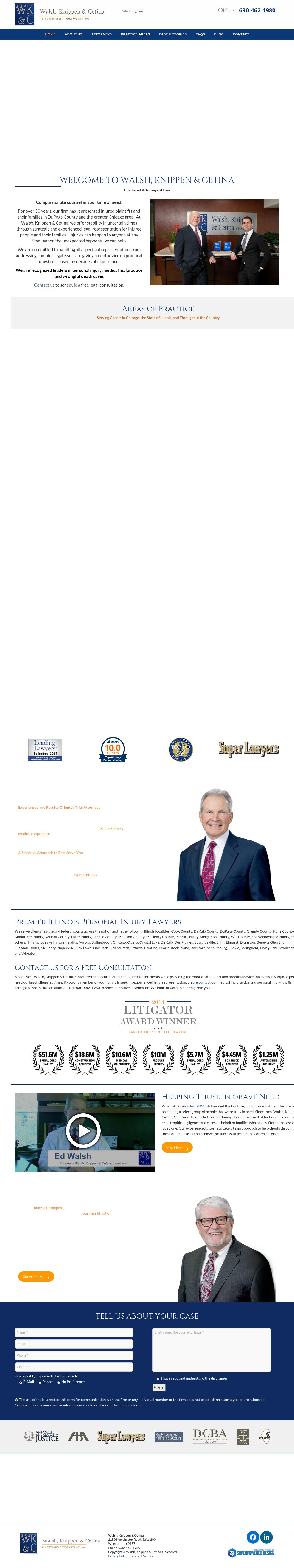 Walsh, Knippen, Pollock & Cetina, Chartered - Wheaton IL Lawyers