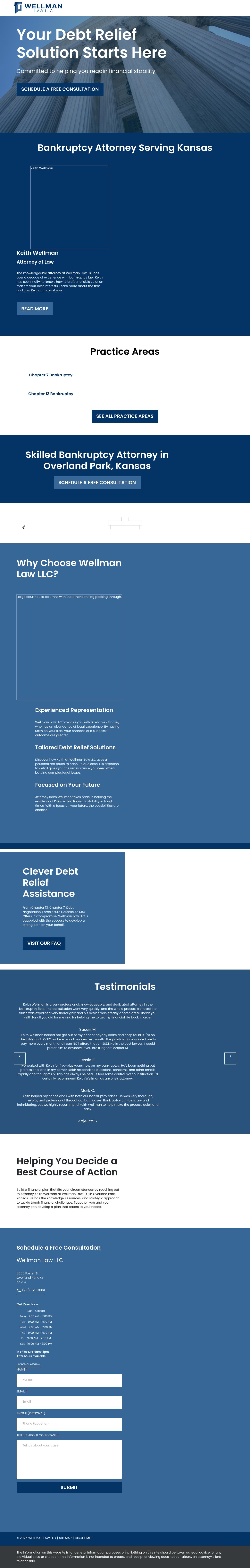 Wellman Law LLC - Overland Park KS Lawyers