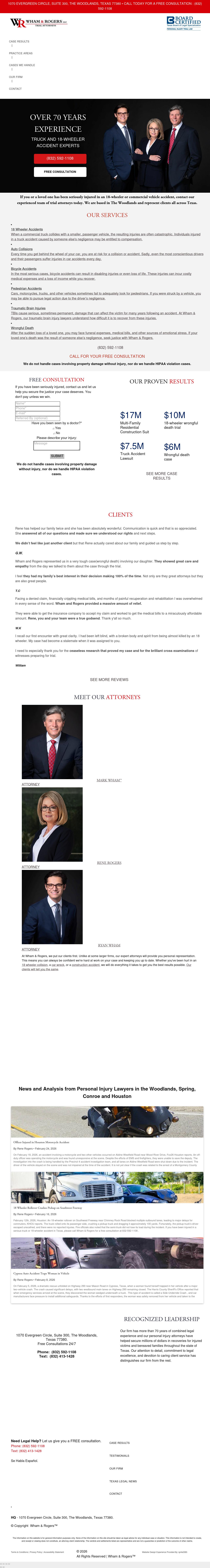 Wham & Rogers LLC - The Woodlands TX Lawyers