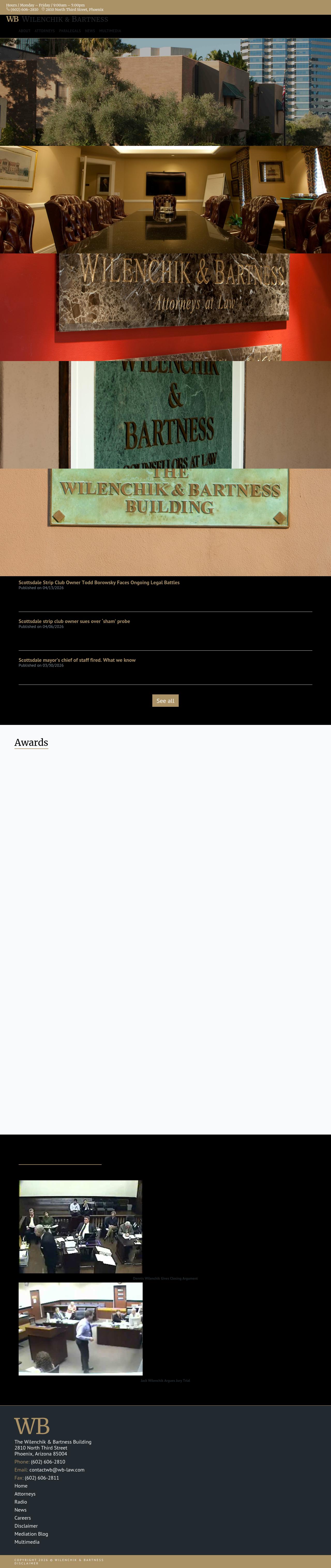 Wilenchik & Bartness PC - Phoenix AZ Lawyers