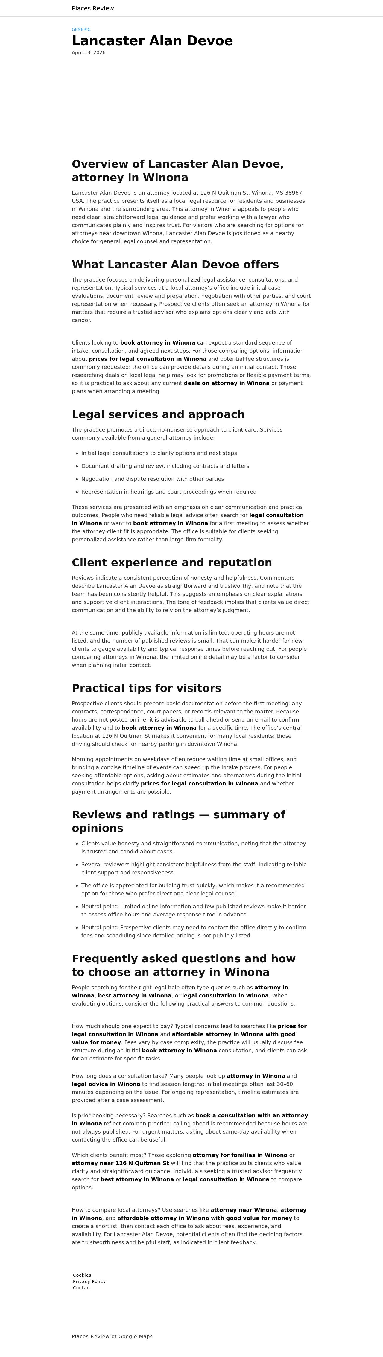 William Liston - Jackson MS Lawyers