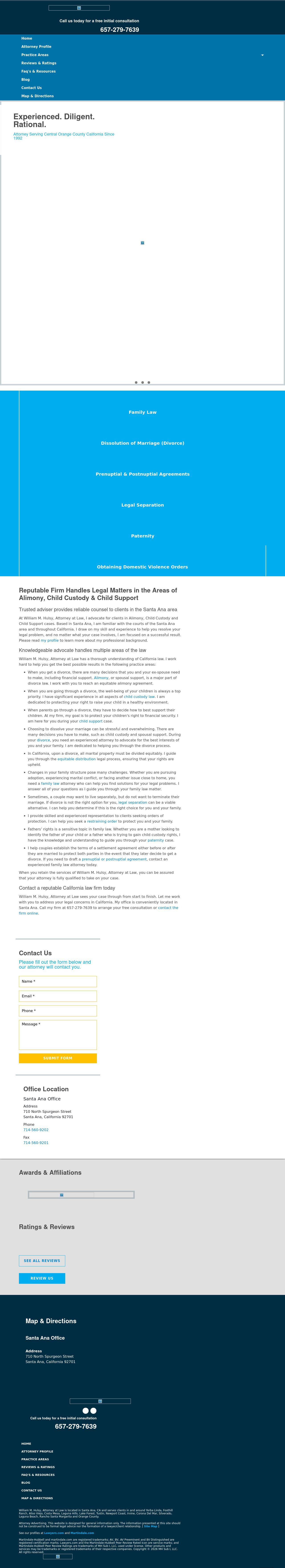 William M. Hulsy, Attorney at Law - Santa Ana CA Lawyers