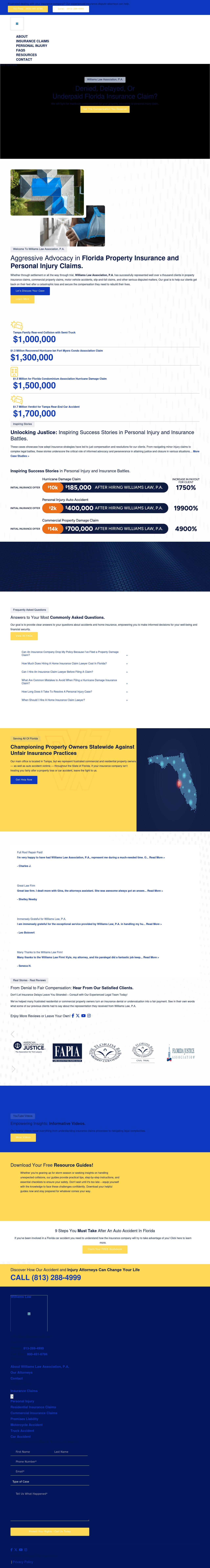 Williams Law, P.A. - Tampa FL Lawyers