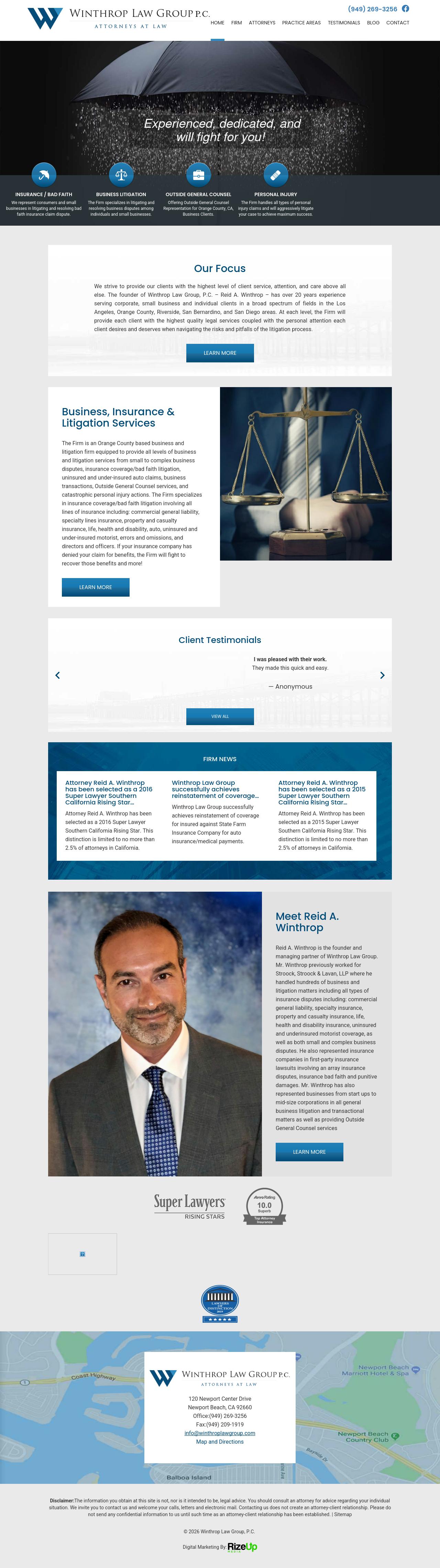 Winthrop Law Group - Newport Beach CA Lawyers