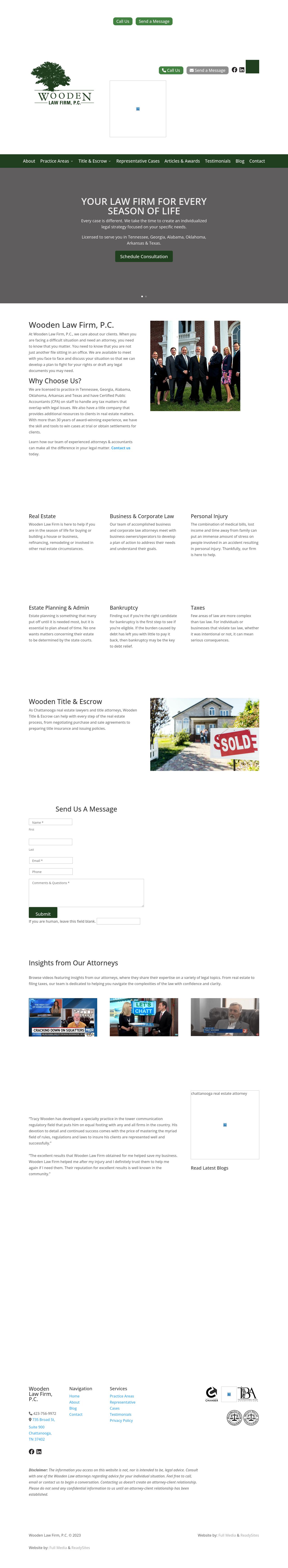 Wooden Law Firm, PC - Chattanooga TN Lawyers