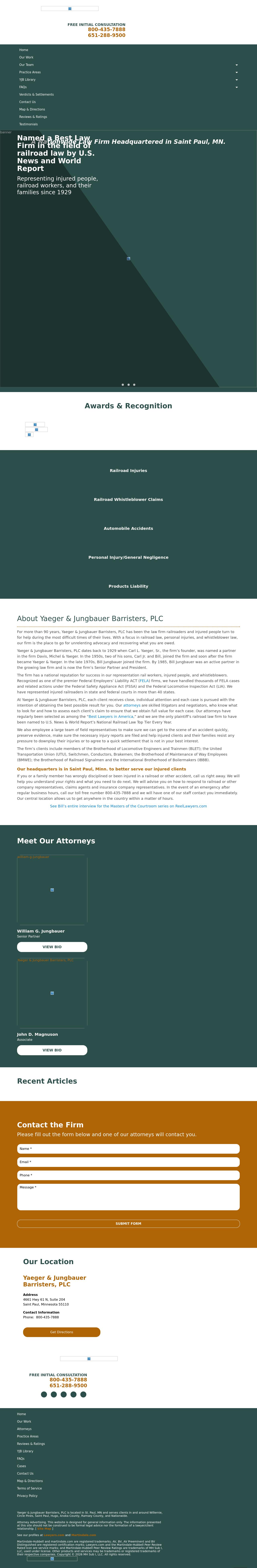 Yaeger & Jungbauer Barristers, PLC - St. Paul MN Lawyers